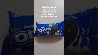 Cadbury original Oreo chocolatey amp vanilla flavour Sandwich biscuit youtubeshortoreoyoutube [upl. by Gennaro293]