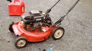 Bringing Junked Mower Back From Death [upl. by Erny]