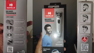 Unboxing quotHAVELLS BEARD TRIMMERquot  BT5100C  2 Year Guarantee  Under 499 [upl. by Acinomad991]