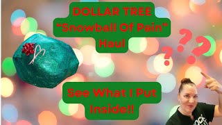 Dollar Tree Haul Christmas Party Cellophane Wrapped Ball christmas [upl. by Oca]