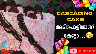 Trending Cascading Cake ഇത്ര eassy ആയി ഉണ്ടാക്കാൻ പറ്റുമായിരുന്നോ [upl. by Ffoeg]