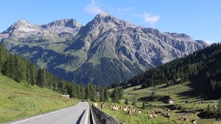 Cycle from Splugen pass to Chiavenna in Alps Italy [upl. by Brittney668]