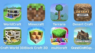 World Craft Minecraft Terraria Desert Craft Craft World 3D Block Craft 3D Lokicraft [upl. by Jerrilyn]