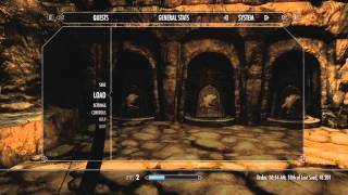 Skyrim  Bleak Falls Barrow Quest Bug [upl. by Ollayos]