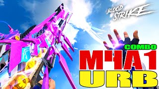 M4A1 BLiGHTS EMBRACE  URB NEON😂 Blood Strike Indonesia [upl. by Erotavlas]