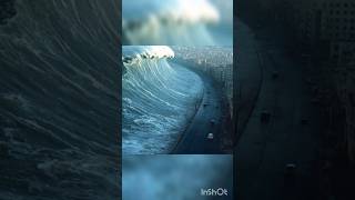 Amazing tsunami attack movie scene 94 tsunami scene waves city sea shorts shortvideo speed [upl. by Moazami563]