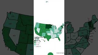 Happiness index by usa states [upl. by Lienaj]