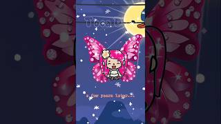 Wow😱 beautiful girl angel butterfly the Helper🦋💞 tocaboca tocalife tocalifeworld fyp shorts [upl. by Scheck]