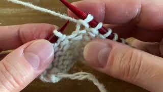 Faster neater purl stitches [upl. by Lamont552]