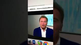 Arnold Schwarzenegger Interview Blooper [upl. by Thorsten]