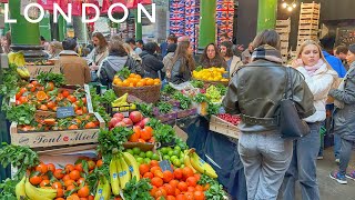 London Tower Bridge Christmas Market Tour from Borough Market  London Winter Walk 2024 4K HDR [upl. by Isabea]