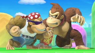 Funky Kong BLASTS Into Smash Bros Ultimate [upl. by Tomchay174]