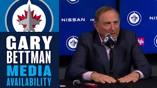 LIVE Media availability with Gary Bettman and Bill Daly  February 27 2024 [upl. by Ivel]