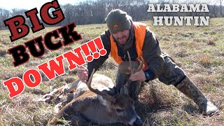 ALABAMA deer HUNTING BIG BUCK DOWN in the late season [upl. by Brien]