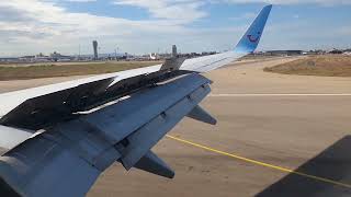 Landing at Algiers Houari Boumediene TUI Boeing 737800 [upl. by Kat141]