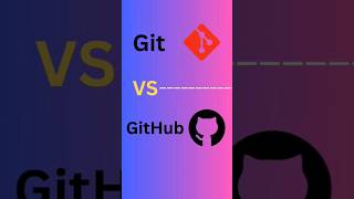 Git Vs GitHub⚡️  All you need to know  shorts [upl. by Vanna626]