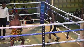 Featherweight Isaac Sackey Comatose Edward Kambasi [upl. by Dnalram]