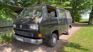 BARNFIND VW T3 Syncro BUS pulled out from the barn [upl. by Thaine319]