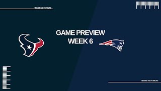 Houston Texans vs New England Patriots  2024 Week 6 Prediction [upl. by Nosna]