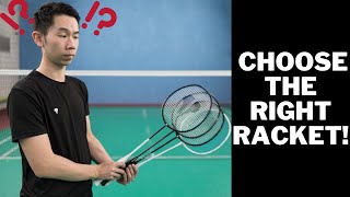 Dont Choose The Wrong Badminton Racket  Intermediate amp Advanced Players [upl. by Jermyn]