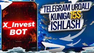 Telegramda kuniga 15 ishlash Internerda pul ishlash 2023 [upl. by Lednek298]