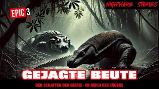 GEJAGTE BEUTE💀🐊 Überlebenskampf gegen Salzwasserkrokodil und Komodowaran  TWO Nightmare Stories [upl. by Annavaj]