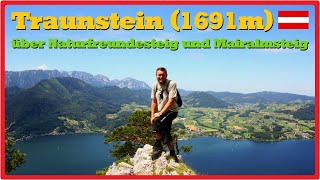 Traunstein 1691m über Naturfreundesteig und Mairalmsteig 🇦🇹 [upl. by Kennard]