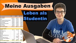 Ausgaben im Monat als Student  Ausgaben tracken mit Excel Tabelle [upl. by Eckart]