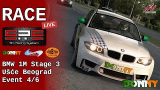 Race  BMW 1M Stage 3  Ušće Beograd  SRS Donny Plank amp SloBros E4  AC [upl. by Linden]