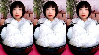 ASMR HARD ICE EATING [upl. by Enelez304]