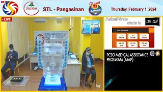 STL Pangasinan result today 3rd draw Live February 01 2024 [upl. by Adliwa]