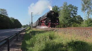 Westfalendampf Sonderzug nach Norddeich Mole mit 01 519 11062022 HD [upl. by Scrivings]