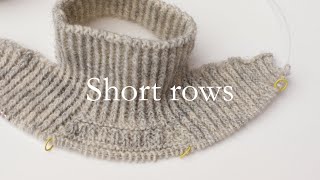 SLANTING SLIPOVER  short rows [upl. by Bertilla752]