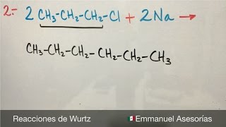 Reacciones Químicas Síntesis de Wurtz en Química Orgánica [upl. by Analat]