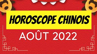 Horoscope Chinois Août 2022 par signe chinois  Agathe De Vrye WENGO [upl. by Eidualc]