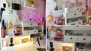 NST New Studio Tour Finally I made my new studio Aesthetic ASMR Stationery Haul ✨🌼 [upl. by Marillin]