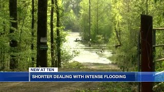 Tallapoosa River floods part of Shorter [upl. by Constancia185]