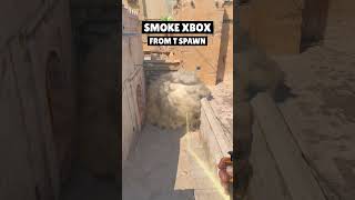 HOW TO SMOKE XBOX from T SPAWN on Dust2 CS2 cs2 counterstrike2 cs2clips shorts [upl. by Ramey]