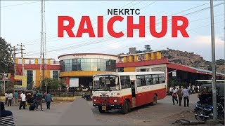 Raichur KKRTC Bus Station Karnataka  Raichur Fort [upl. by Warram320]