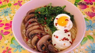 🍜Sopa ramen de SOBRE y MEJORADA al estilo Lorentix [upl. by Anayit703]