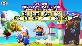 NFT Game GRATIS Android Casual Strategy Battle PLAY TO EARN  Pocket Battles NFT War [upl. by Hendren]