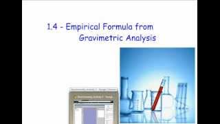 14  Empirical Formula from Gravimetric Analysis [upl. by Koffman796]