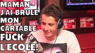 Maman jai brulé mon cartable fuck lécole  NRJ [upl. by Yanrahc]