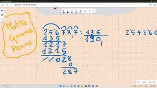 Divisioni a tre quattro o più cifre al divisore [upl. by Arhat]