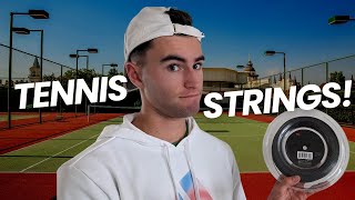 The 5 MOST USED Tennis Strings In COLLEGE TENNIS in my opinion [upl. by Server119]