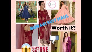 Bunaai First time purchase  Honest Review  Instagram store Bunaaicom  Vanya Mishra [upl. by Anuahsed]