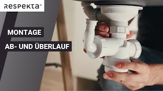 Tutorial Montage Ab und Überlaufgarnitur [upl. by Eiramacissej]