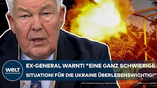 PUTINS KRIEG ExGeneral warnt quotEine ganz schwierige Situation Für die Ukraine überlebenswichtigquot [upl. by Josefina]