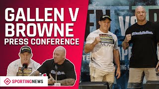 Paul Gallen vs Lucas Browne  Full Press Conference [upl. by Aiceila]