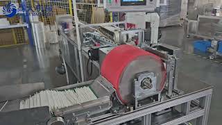 Paper stick making machine in mass production [upl. by Ognimod155]